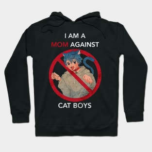 mom against cat boy Hoodie